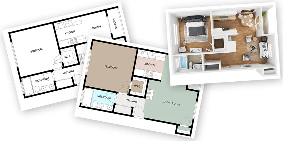 Integrated Floor Plans NYC Real Estate